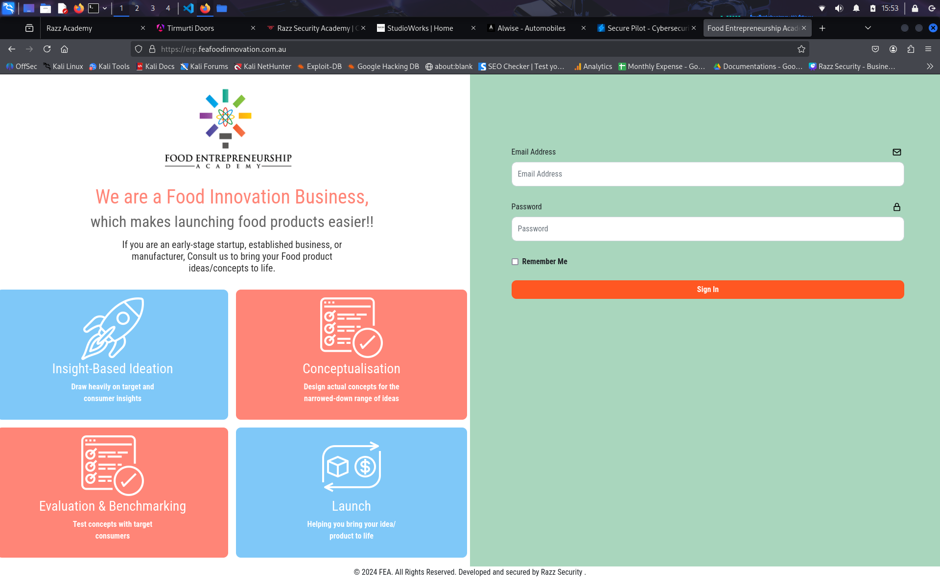 FEA Food Innovation ERP